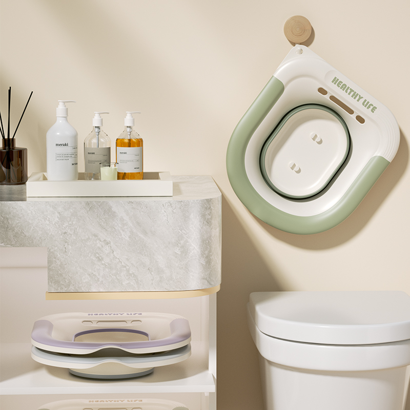 Opvouwbaar toilet Zitbad Zwangere vrouwen Speciale wastafel Bad Inweken voor zwangere vrouwen Aambei Patiëntverzorgingsbak