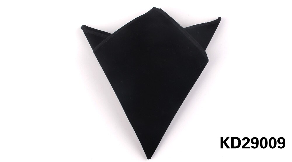Solid Pocket Square For Men Red Black Hanky Mens Handkerchiefs Casual Suits Square Handkerchief Towels For Party Scarves: KD29009