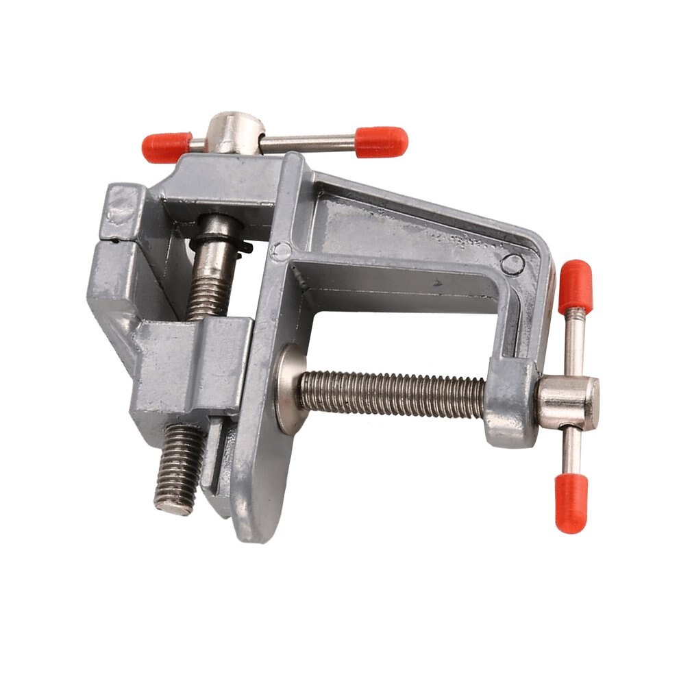 aluminio pequeño pasatiempo de joyeros sargento en la mesa Banco tornillo Mini herramienta Vice multi-Funcational Craft molde herramienta de reparación fija