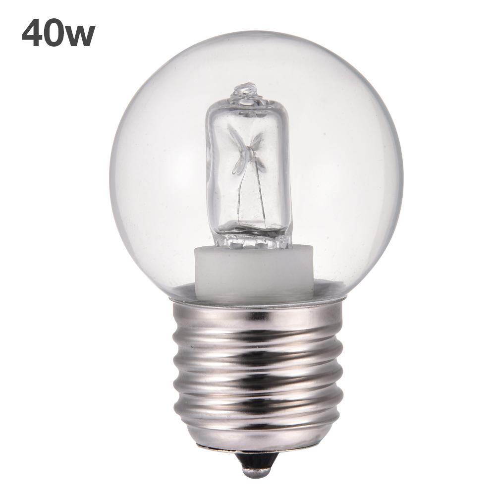 G9 halogenpærer 110v 220v 25w/ 40w e27 ovnpære lampe varm hvid til hjemmekøkken køleskabe ovne: E27 40w 1pc