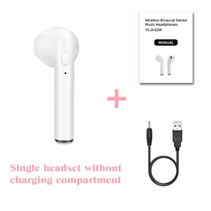 I7s Tws Draadloze Hoofdtelefoon Bluetooth Oortelefoon Met Microfoon Opladen Doos Oortelefoon Sport Headset Opladen Box Voor Iphone