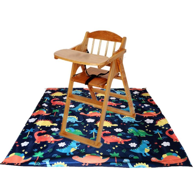 Baby High Chair Splash Mat Non Slip Foldable Washa... Grandado