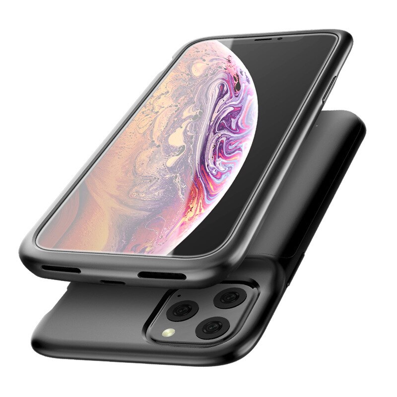 Neue! Für iPhone 11 Batterie Ladegerät Fall Ultra Dünne Weiche Silikon Abdeckung Power Bank Fall für iPhone 11 Pro Max Externe zurück Pack