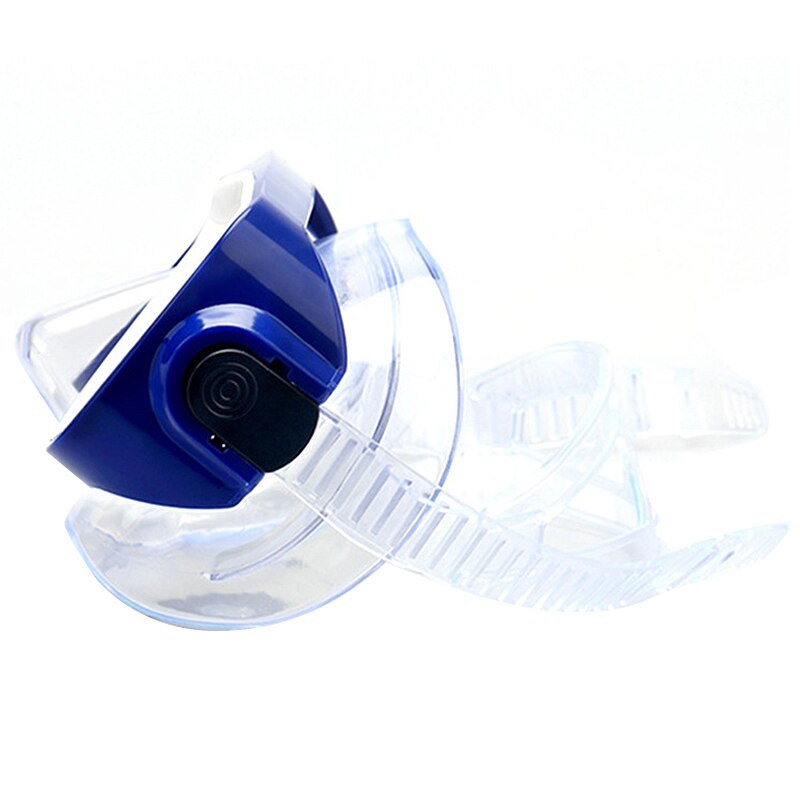 Masque de plongée en apnée et tuba pour enfants de 3 à 8 ans, ensemble de natation, bleu