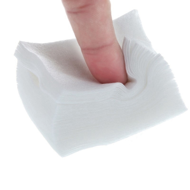 200pc/- pak negle uv gel lakfjerner aftørring hvid bomuld nail art tips manicure negle rene servietter vat fnugpuder papir
