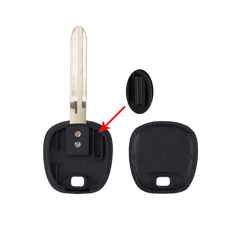 KEYYOU Transponder key for Toyota Replacement Remote Control Car Key Shell Case Fob With 4D67 Chip Uncut TOY43 Blade