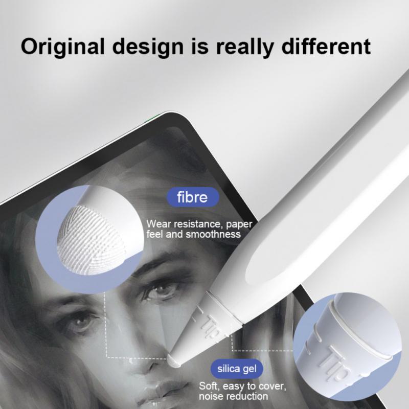 5pcs Protective Case For Apple Pencil 1 2st Pen Point Penpoint Cover Silicone Protector Case For Apple Pencil 2 Case