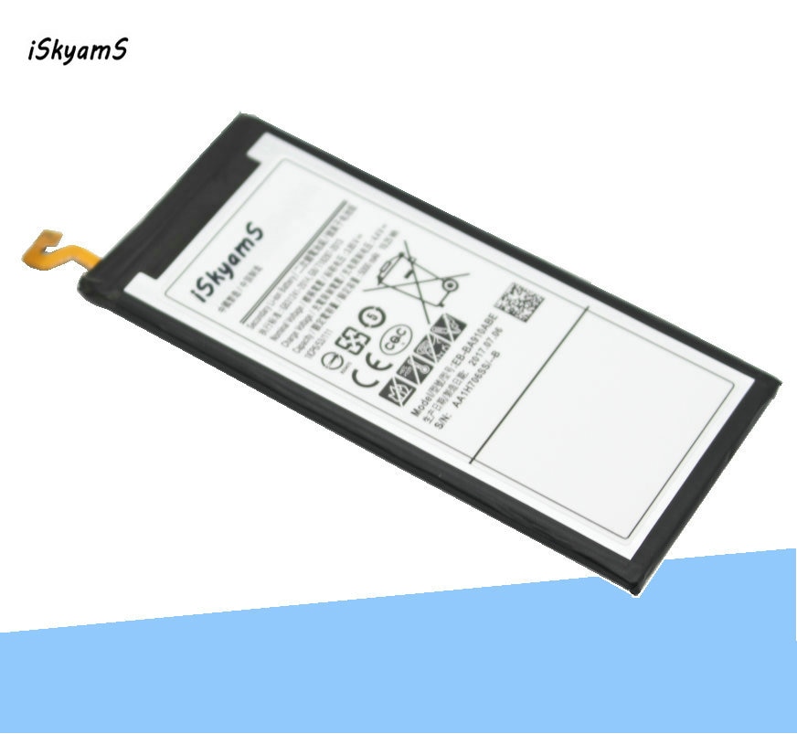 Iskyams 1Pcs 5000Mah EB-BA910ABE Batterij Voor Samsung Galaxy A9 + A9000 A9 Pro Duos TD-LTE, SM-A9100, SM-A910F/Ds