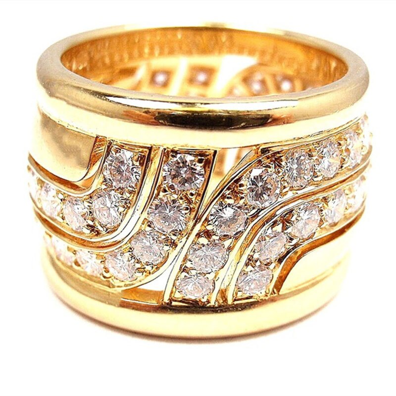 Hip Hop Large Men Ring Stainless Steel Stone Geometric Punk Finger Rings for Women Gold Color Championship Ring Z5M088