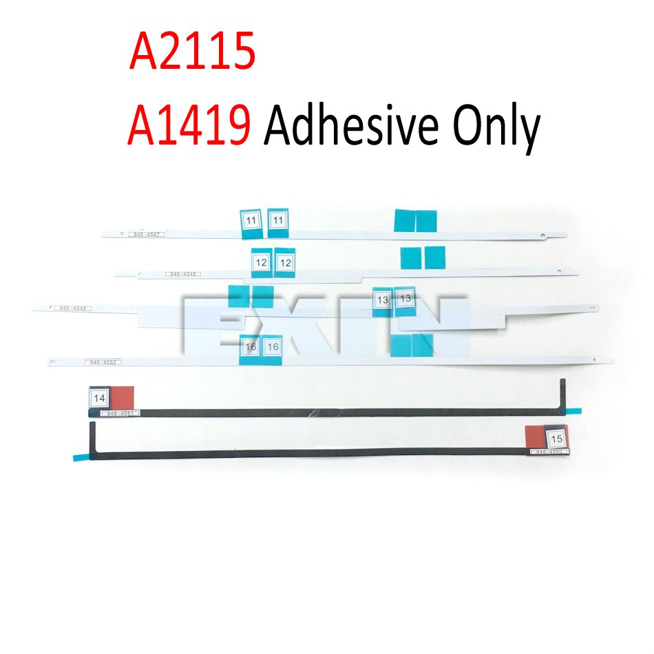 A1418 A1419 A2115 A2116 LCD Screen Display Tape Adhesive Strip with Open LCD Tool for Apple iMac 27" 21.5" Years: 27 inch Adhesive / 5 Pieces