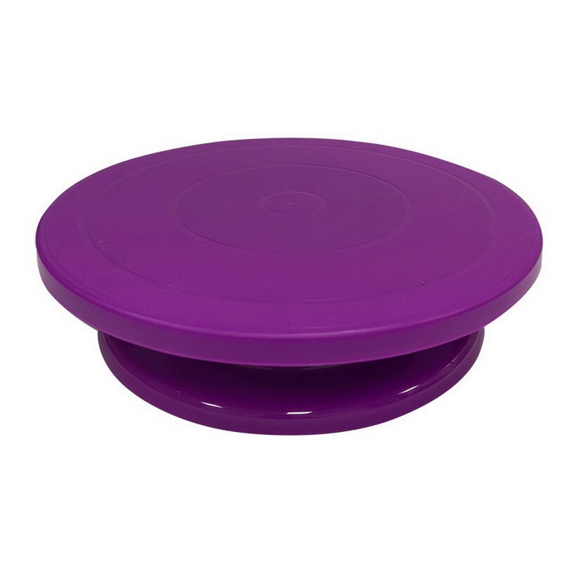 Plastic Cake Rotating Table DIY Baking Cake Stand Cake Turntable Rotating Cake Decorating Baking Tool Kitchen Supplies: 2