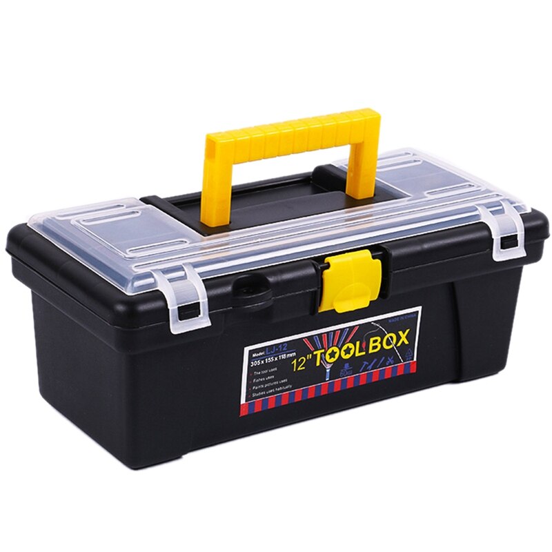 Double Layer Tool Box Household Organizer For Tools Multifunctional Instrument Parts Hardware Tool Storage Box