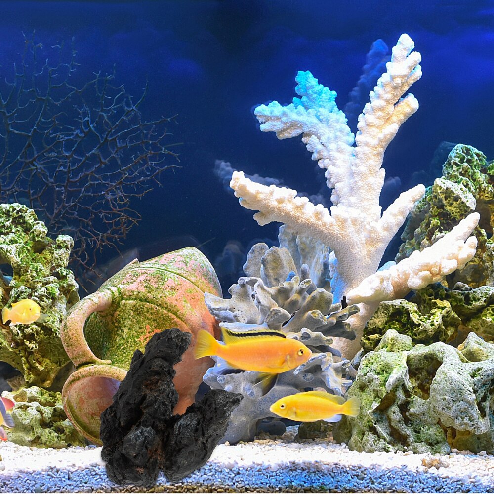 Fish Tank Aquarium Stone Landscaping Decoration Realistic Stone Ornaments