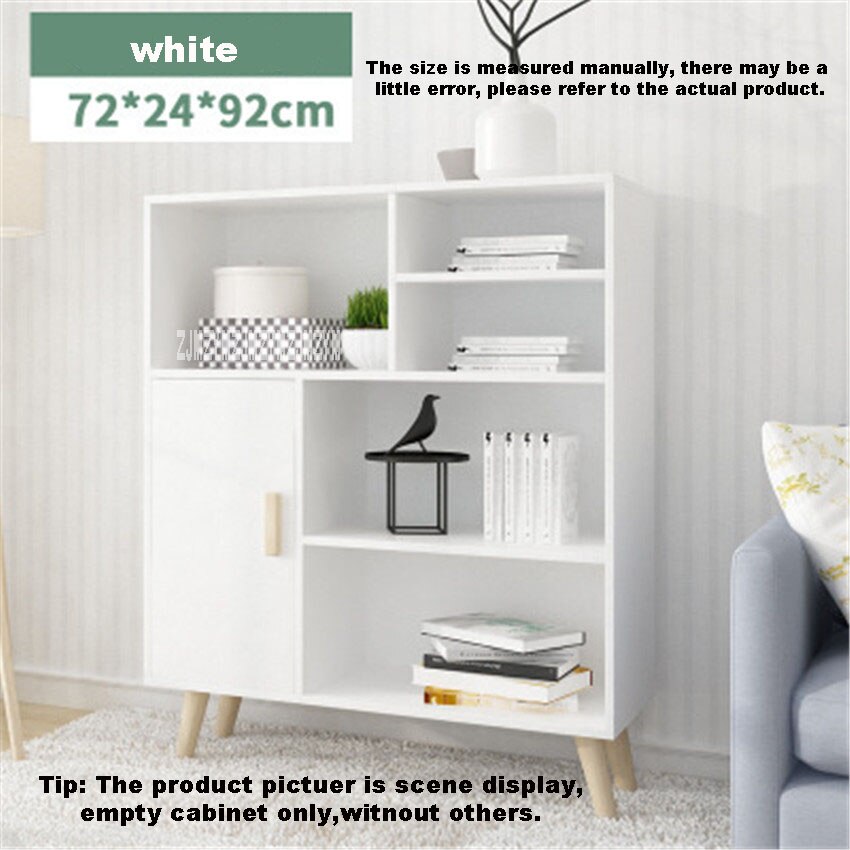 Modern Minimalist Bedside Table Bedside Locker With Drawer Locker Bedroom Furniture Simple Floor Small Bookcase Neat Practical: White