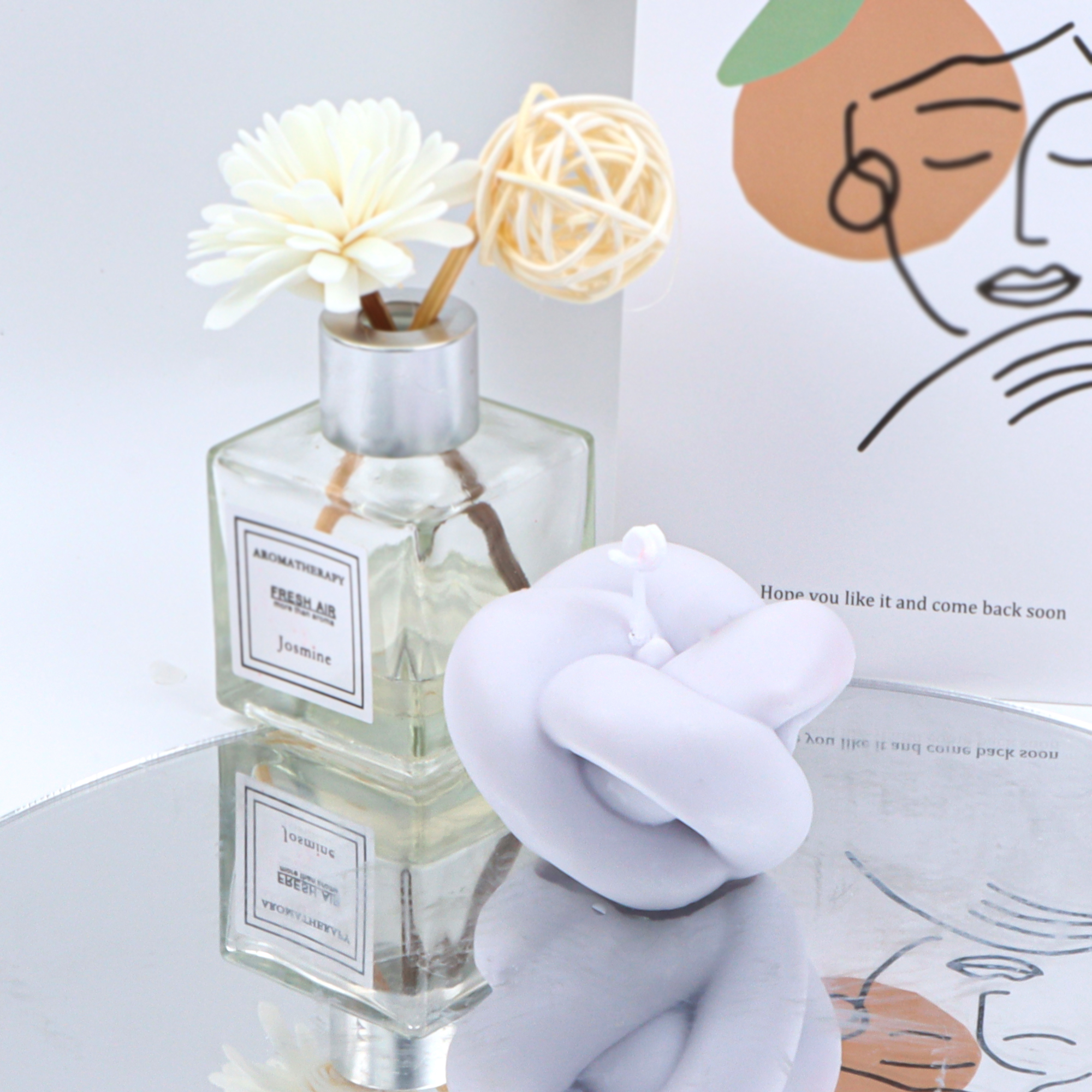 Geometry Soap Mould Tool Stocked Flexible Round Wool Ball Cubic Bubble Desktop Ornaments Candle Silicone Mold