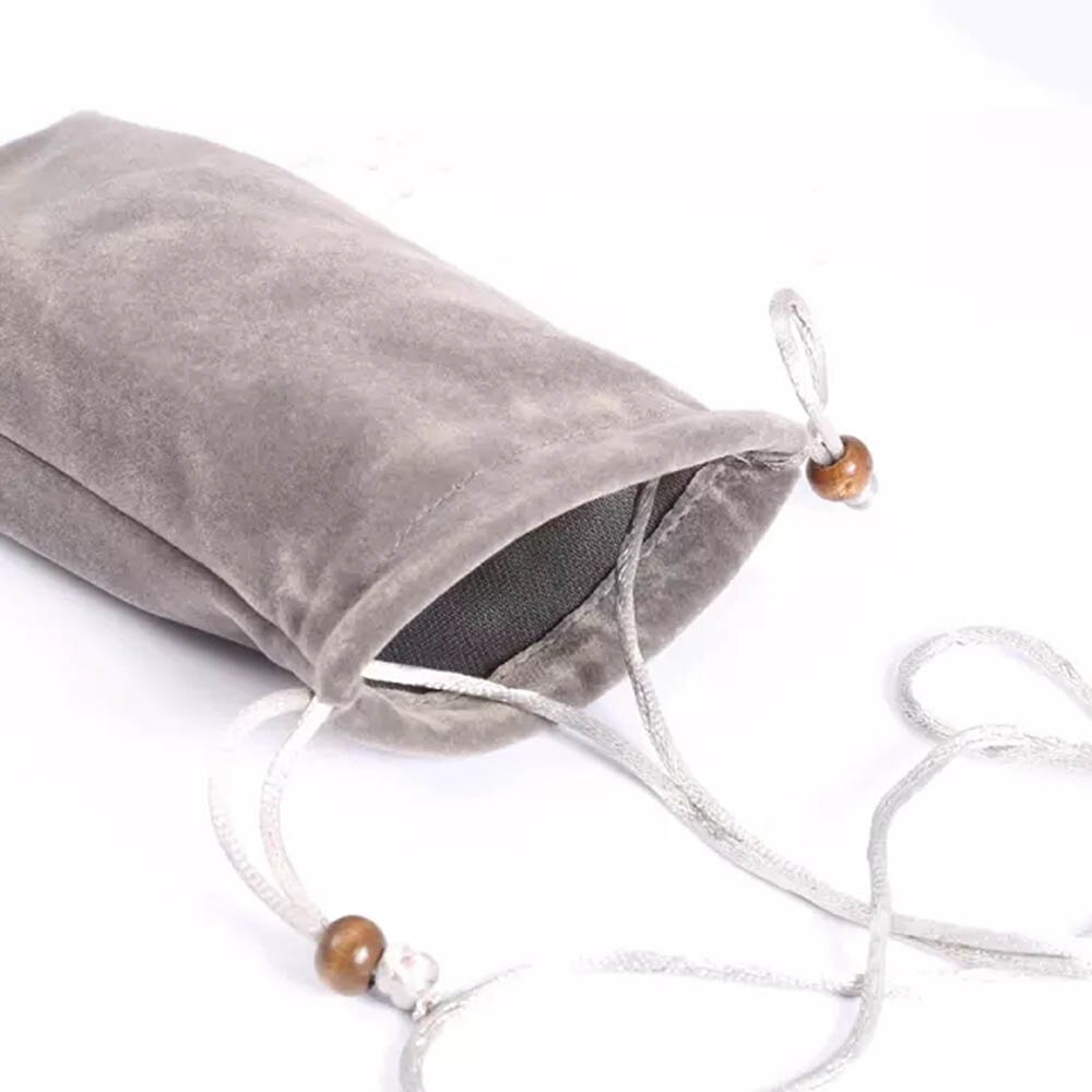 Bolsa para teléfono móvil de terciopelo y algodón con correa para el hombro, bolsa tipo billetera, bolso con correa para el cuello, bolsa de tela de ocio para teléfono de 4,8/7"