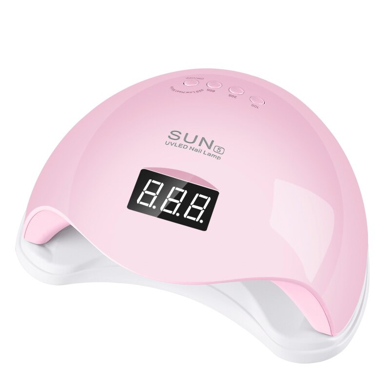 SUN BQ5T-lámpara UV LED de 120W, luz de hielo de alta potencia, secado rápido de esmalte de Gel, autodetección, herramienta de manicura pedicura
