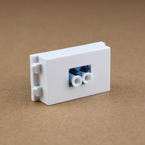 Seto 128 tyyppinen valokuitu lc-liitinmoduuli lc-liitin keystone seinälevyn liitäntään