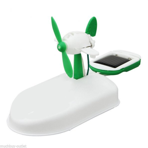 Brand 3D DIY Solar Powered 6 In 1Toy Kit Educational Robot Car Boat Dog Fan Plane Puppy Kids