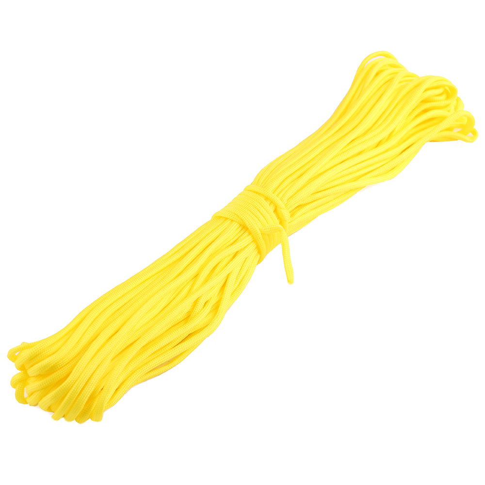 Cuerda de paracaídas 5 15 M 7 núcleos 550 4mm Paracord accesorios de Camping cordón de supervivencia accesorios de tienda de senderismo cuerda de pulsera DIY: Rojo y verde / 31 m