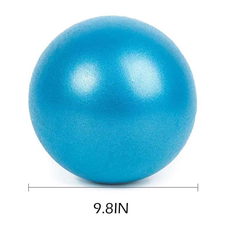 1pc mini-pilates- und yogabälle, 25cm übungsbälle für gymnastik, fitness, balance und stabilität, rutschfeste trainingsbälle, physiotherapie: Blau
