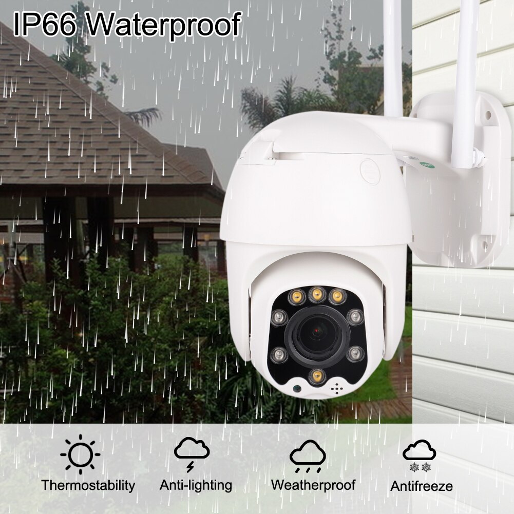 Outdoor Buiten Beveiliging Wifi Camera 1080P Waterdichte Twee Weg Audio 2MP Draadloze Camera Huishoudelijke Surveillance Veilig Ip Camera