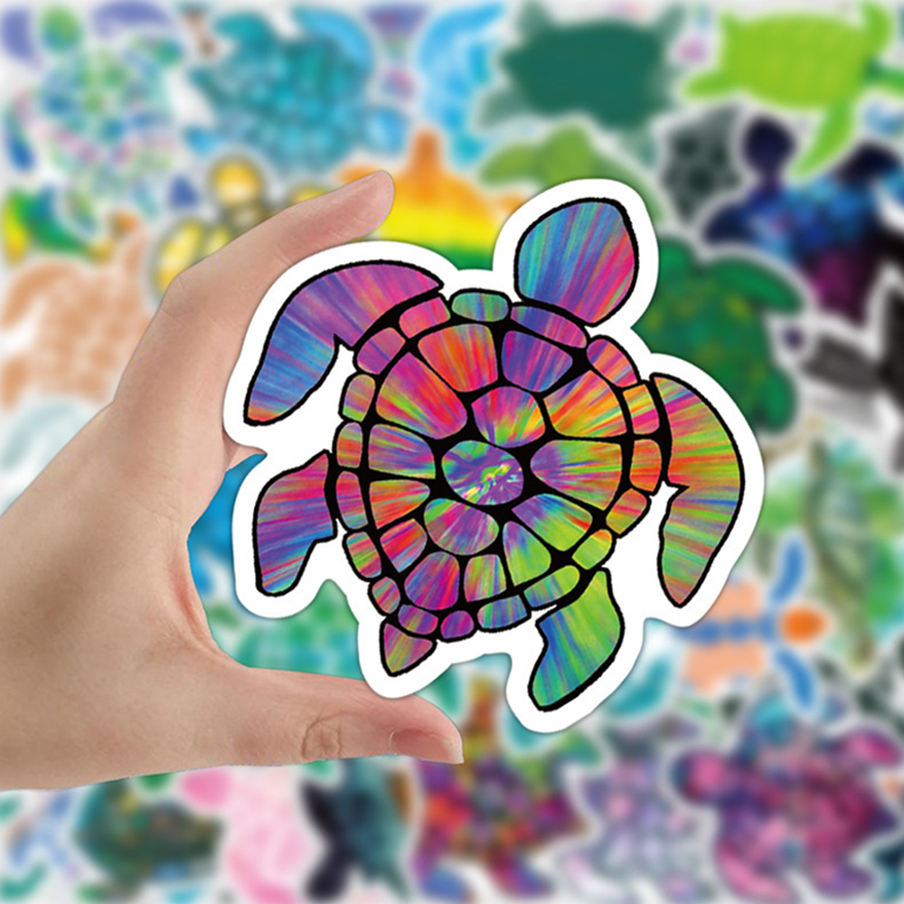 10/30/50 Uds. Pegatinas de grafiti de tortuga marina monopatín impermeable equipaje nevera teléfono portátil guitarra motocicleta niños pegatinas Juguetes