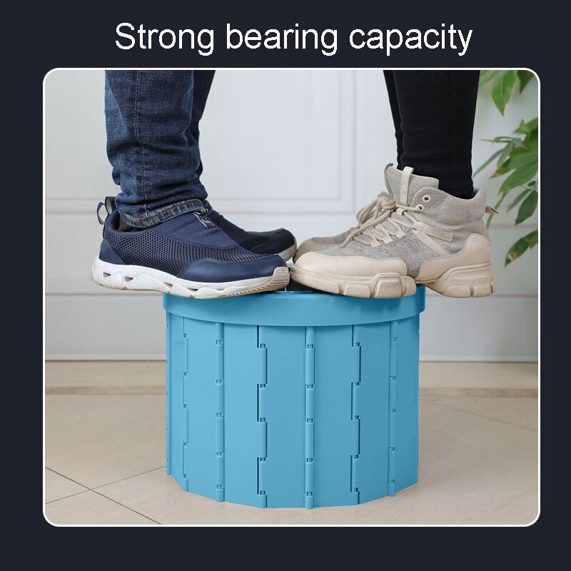 Folding Toilet Folding Commode Toilet Seat Adult Portable Toilet Seat Outdoor Travel Camping Car Folding Potty Toilet Supplies