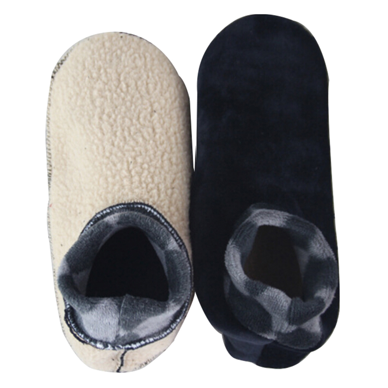 Chaussettes molletonnées souples pour hommes et femmes, 1 paire, épaisses, chaudes, pour l'hiver, 4 couleurs, unisexes, élastiques, antidérapantes, pour le sol