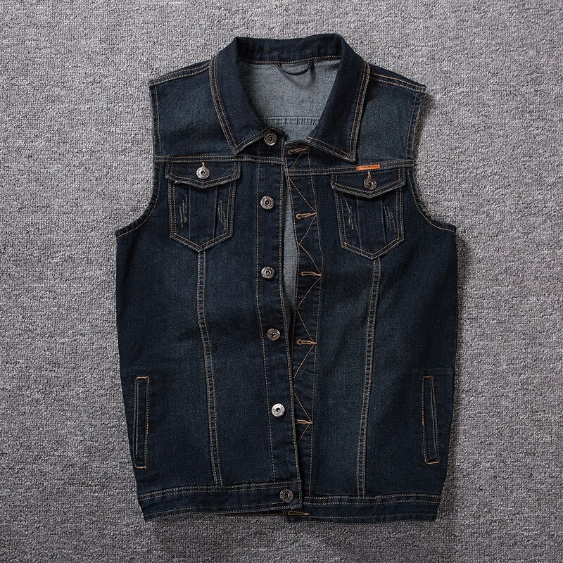 Grande taille 8XL 7XL 6XL hommes Denim gilets hommes sans manches Cowboy vestes homme Vintage rétro gilet décontracté Chubby homme gilet
