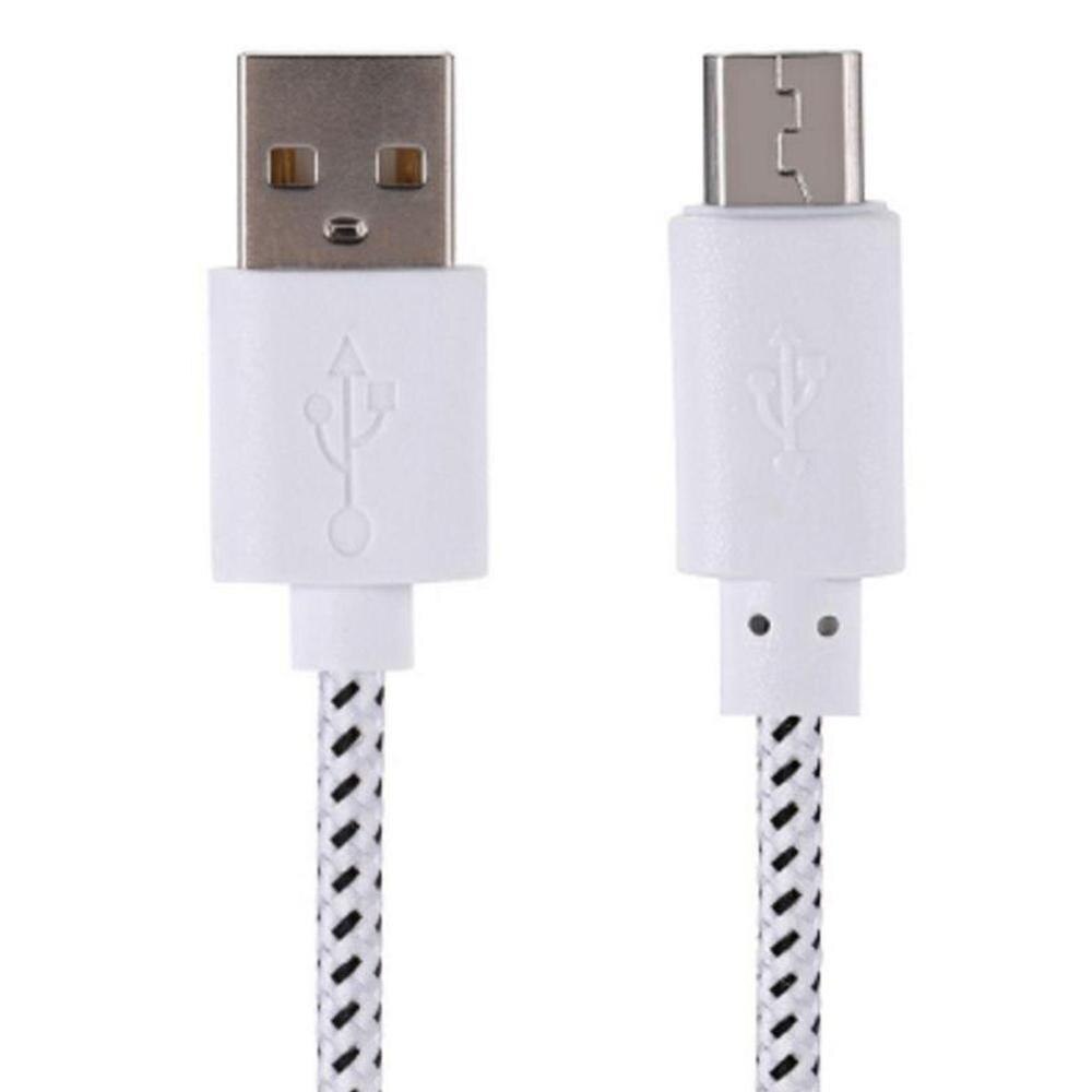 1m náilon trançado micro cabo usb sincronização de dados usb carregador cabo para samsung huawei xiaomi htc android telefone usb micro cabos