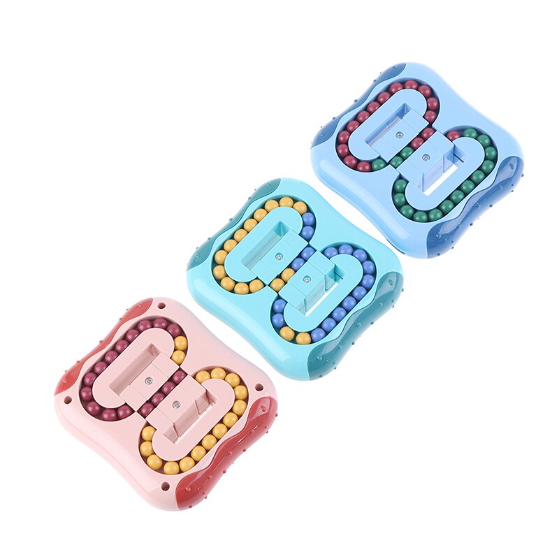 Roterende Magic Bean Vingertop Speelgoed Intelligentie Kubus Stress Verlichten Vinger Gyro Educatief Bouwsteen Speelgoed