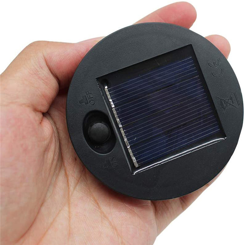 Solar Lights Replacement Top LED Solar Panel Lantern Lid Lights Bulb Replacement Part For Outdoor Hanging Lanterns Table Lights