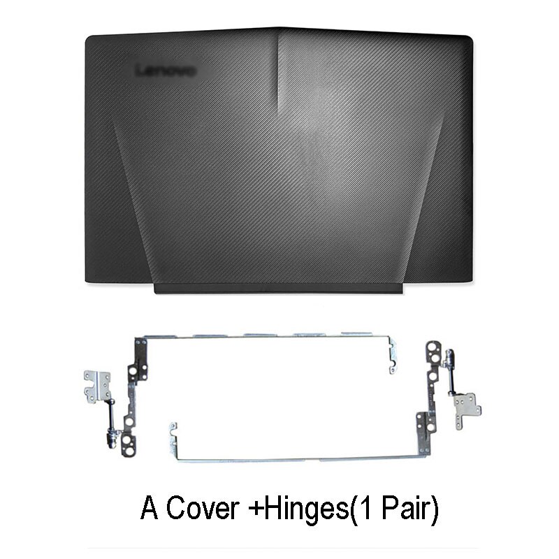 Cubierta trasera LCD para ordenador portátil Lenovo Legion Y520, R720, Y520-15, R720, Y520-15IKB, 15 R720-15IKB, bisel frontal, bisagras, reposamanos, carcasa inferior: A Hinges