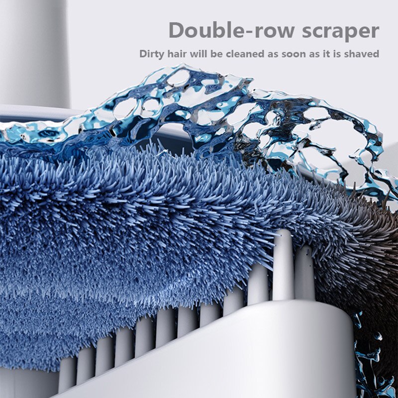 JOYBOS Cleaning Free Floor Mop Household Round Spin Mop for Wash Floor,Wet and Dry Flat Mopping Mop with 2 Cloth