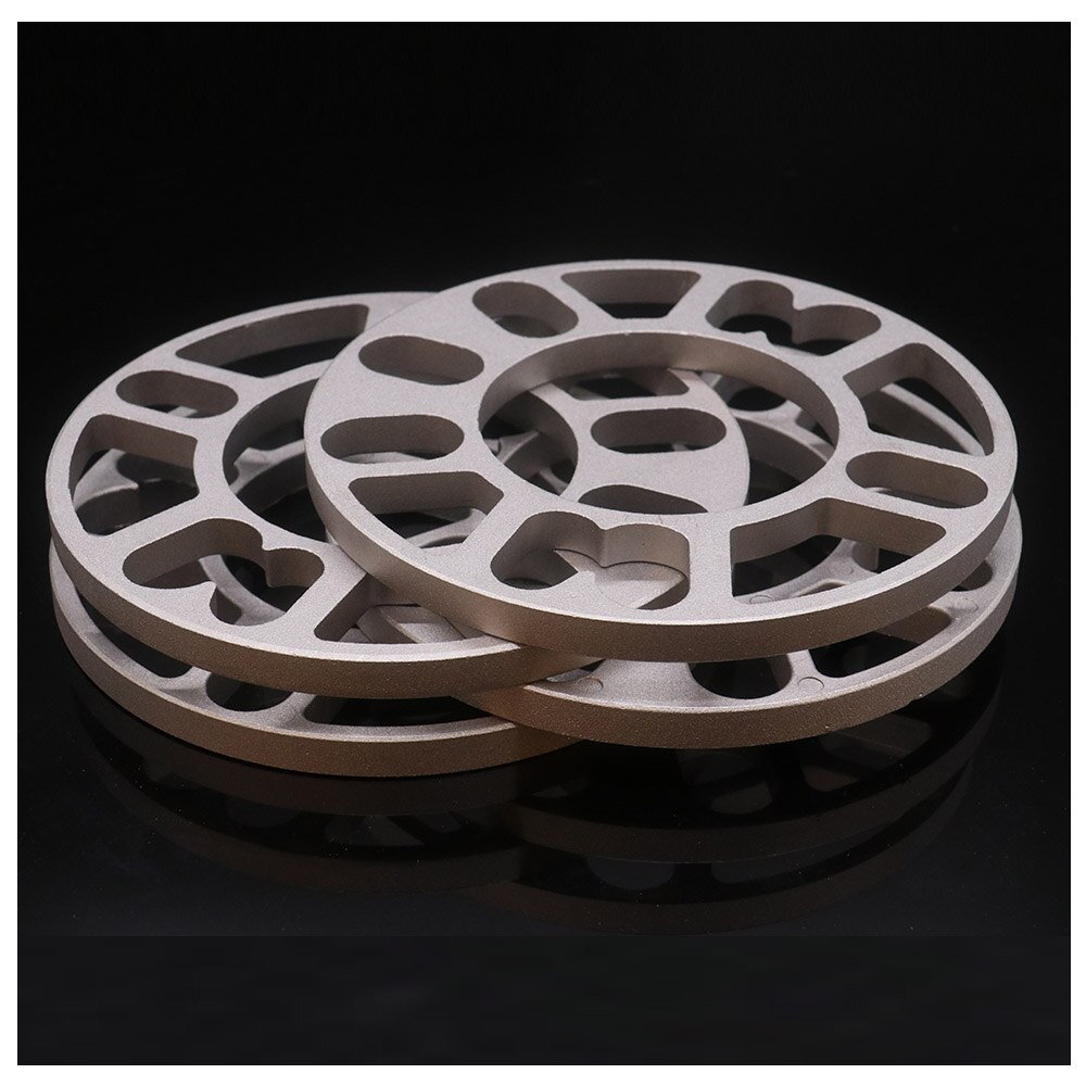 2pcs 10MM Aluminum Alloy Wheel Spacer Shims Plate For 4 Hole Wheel Hub 4X98 4X100 4X108 4X114 Car Accessaries