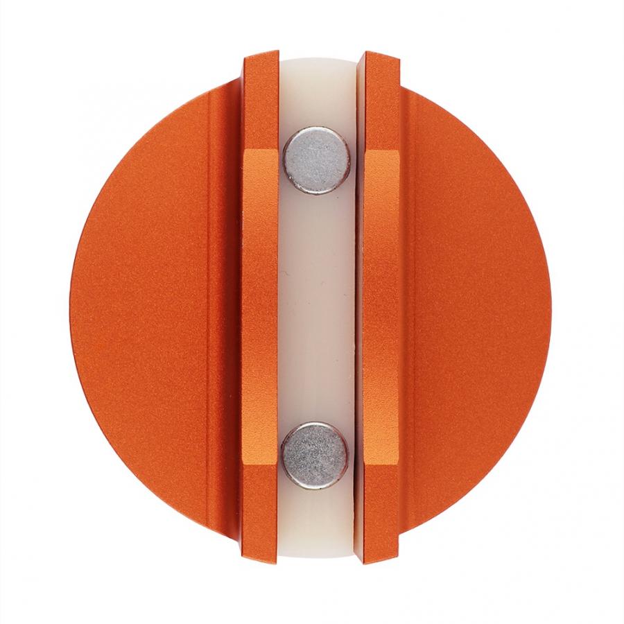 Aluminum Grooved Magnetic Pad ing Rail Adapter Auto Lifting Repair Tools Kit Orange ing Adapter