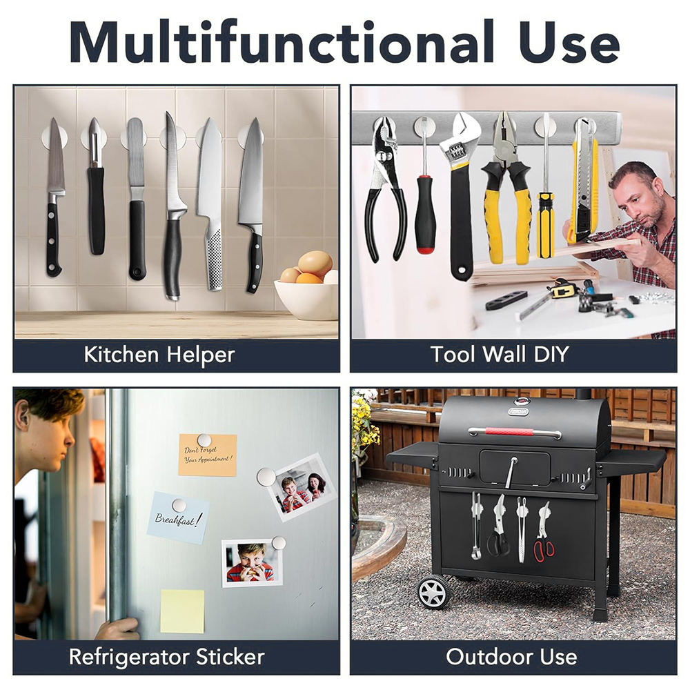 Strong Round Magnets With double-sided adhesive magnet for Fridge, DIY Projects, Science & Office Use Refrigerator magnet