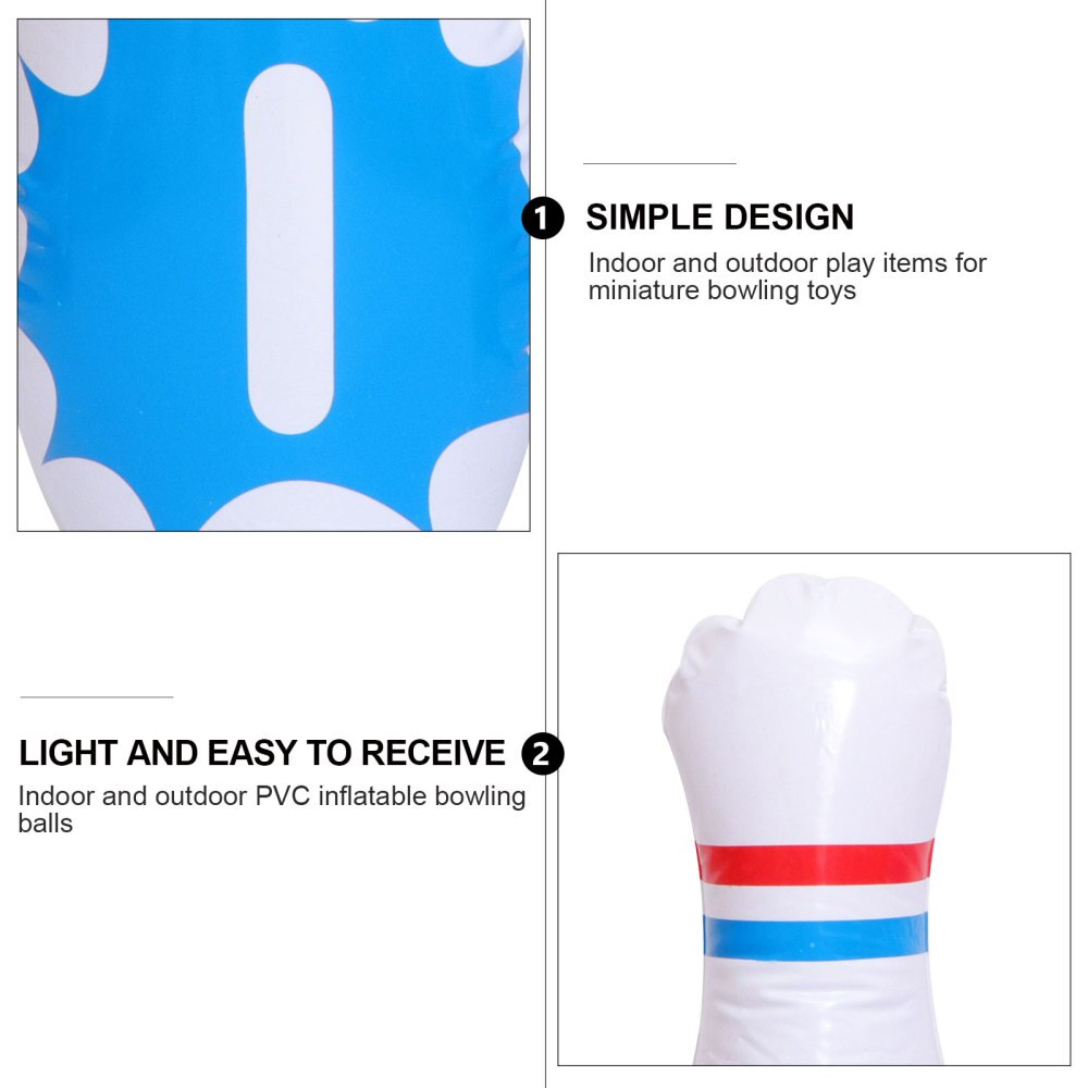 1 Set Of Bowling Balls Set Small Bowling Set for Kids Children Party Indoor