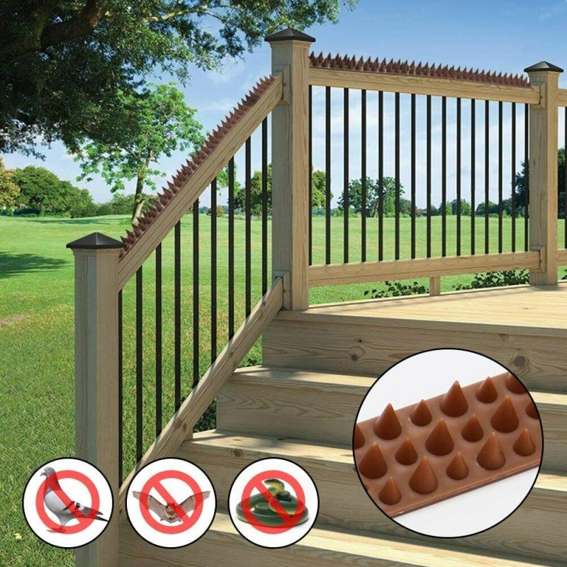 Kunststof dierenhek tuinhek vogelpinnen anti-klim doorn anti-diefstal hek trichite snelweg kunststof huisnet hekgereedschap