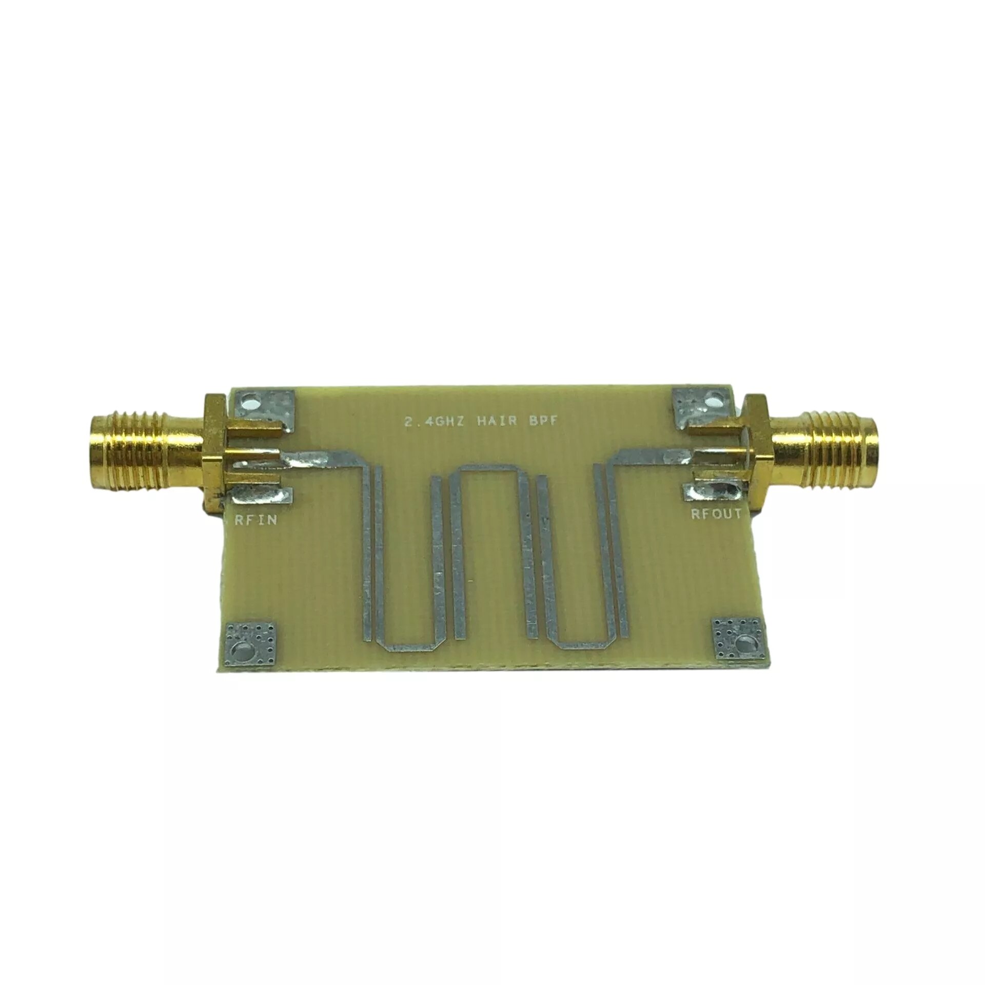 Filtro Bandpass de microtira de cobre de 2,4 GHZ, repuesto de accesorios, práctico filtro