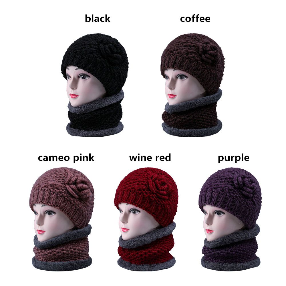 Chapeau épais pour mère, cagoule, bonnet de grand-mère, tricoté en laine, pour femme d&#39;âge moyen