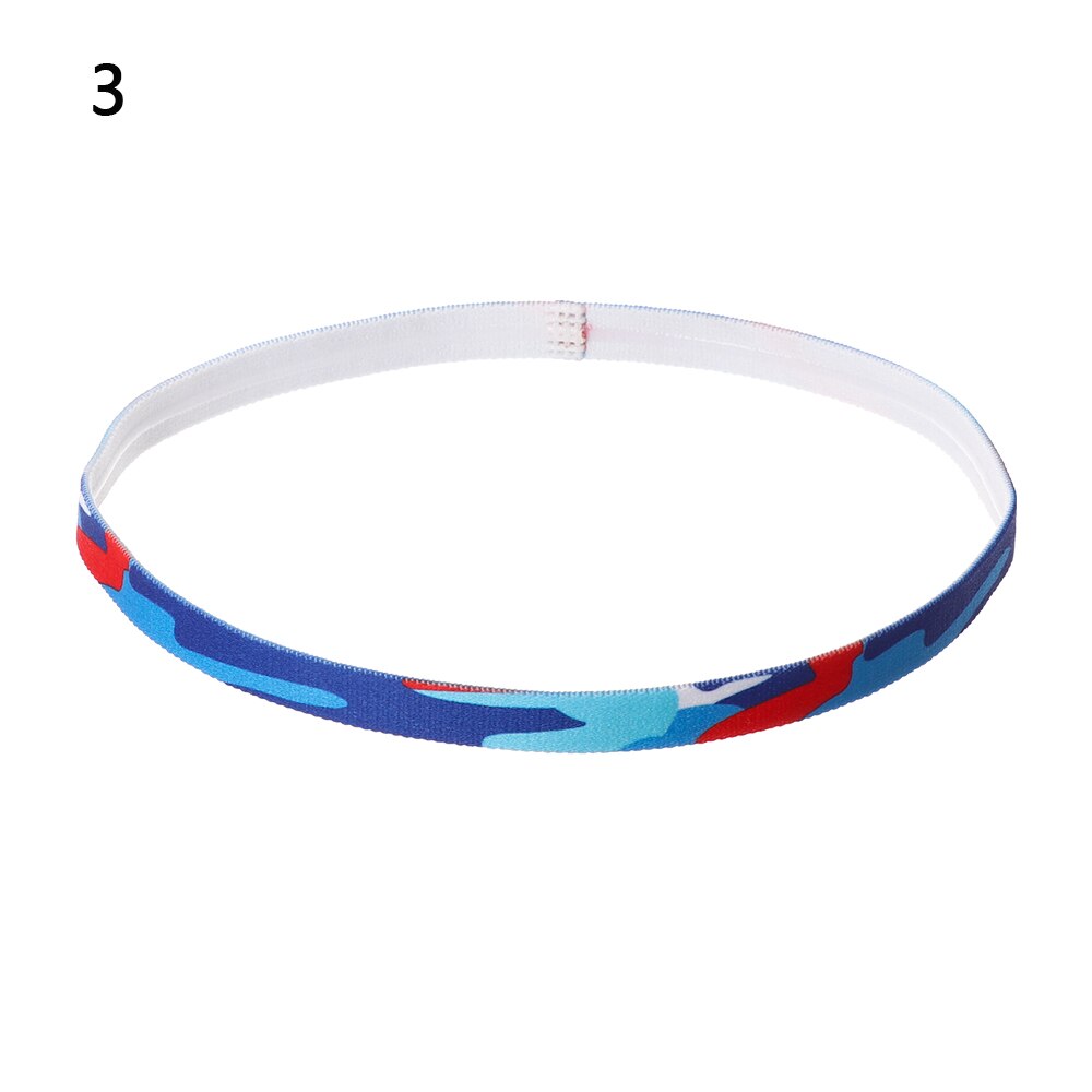 Bandas elásticas de goma para el pelo para hombre y mujer, cintas para el pelo de Color caramelo para Yoga, diadema deportiva para niñas, banda elástica antideslizante para el sudor, para correr y fútbol, 1 unidad: 3