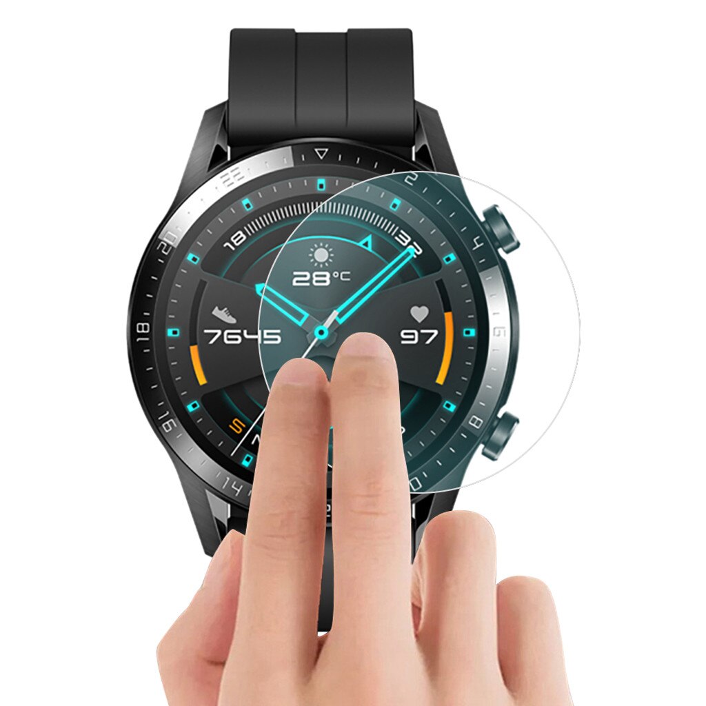 3x película protectora de pantalla transparente TPU a prueba de explosiones para Huawei Watch GT2 46mm Smart Watch Clear 19Nov08