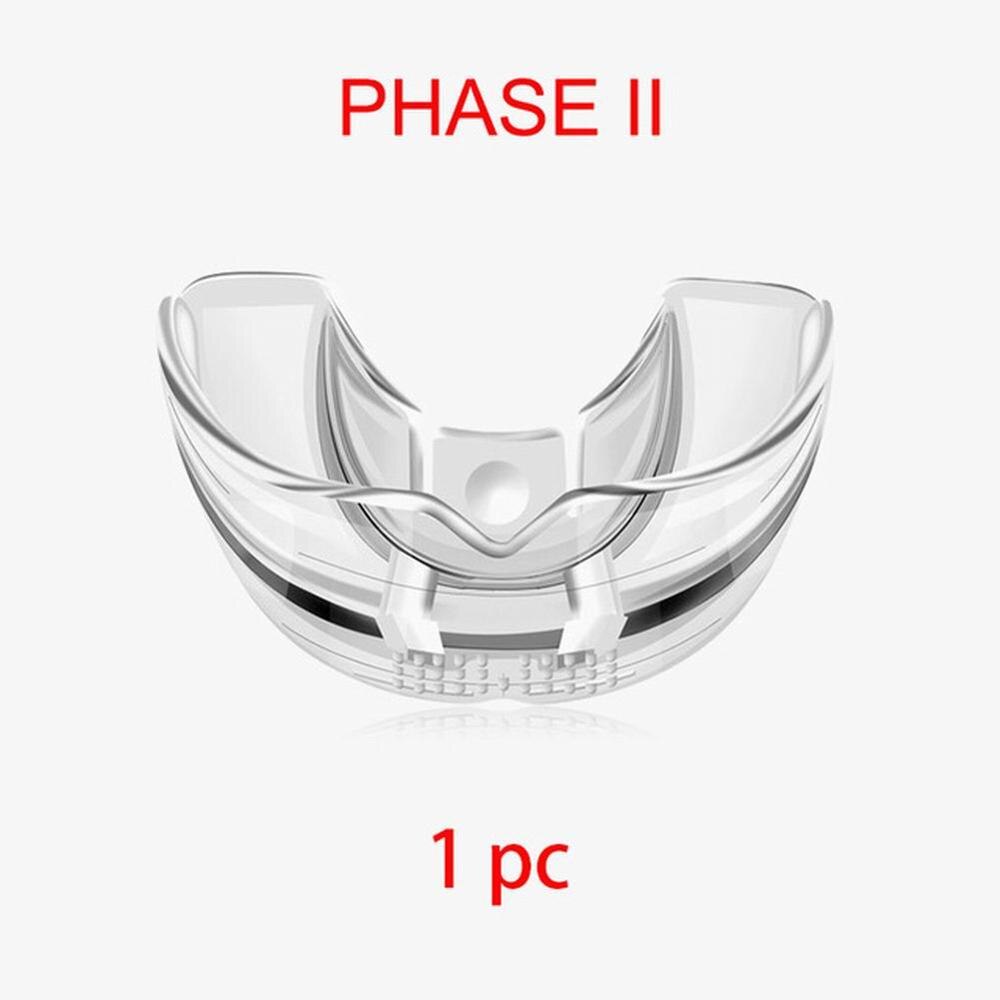 transparent Kieferorthopädische Hosenträger Zahnspangen Instanted Silikon Lächeln Zähne Ausrichtung Trainer Zähne Halter Mundschutz Hosenträger: 02