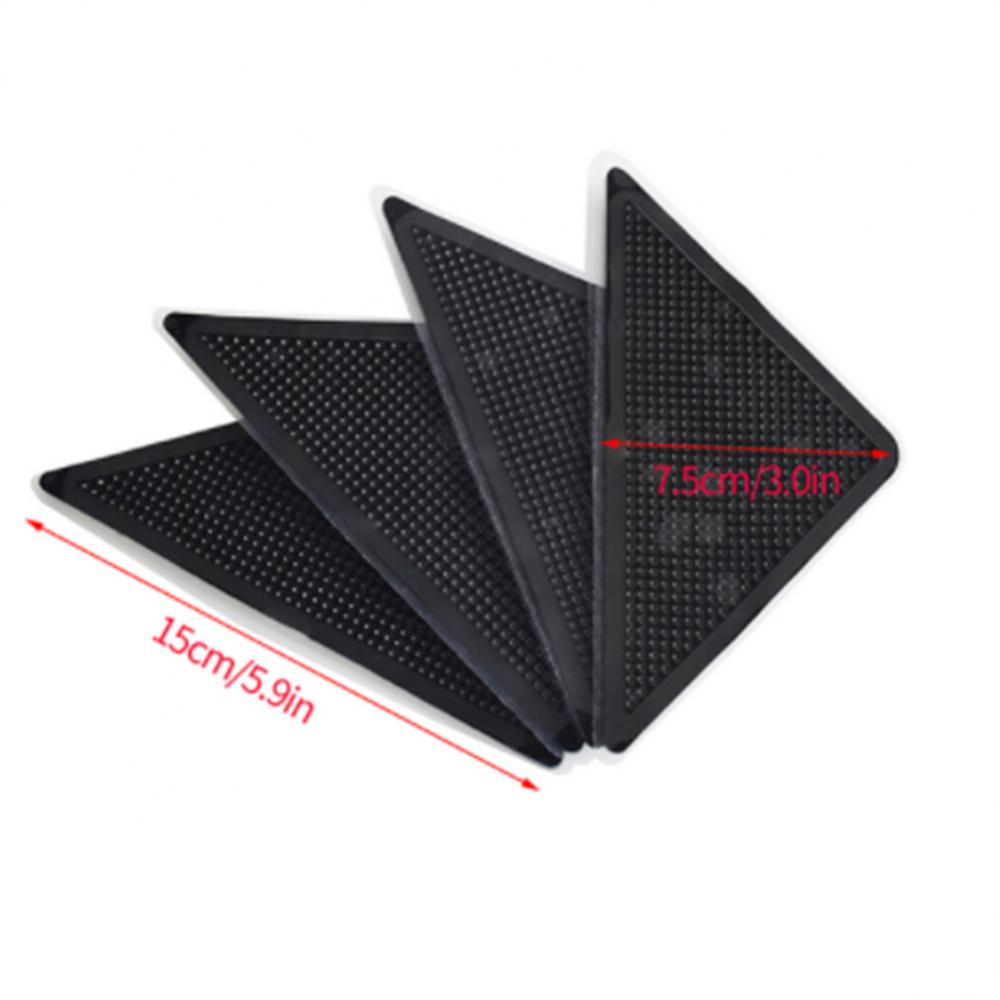 8 stücke Teppich Nicht-slip Aufkleber Selbst-Kleber Anti Skid Grip Band Teppich Boden Matte Feste Aufkleber Teppich Aufkleber rechtwinklig L-form