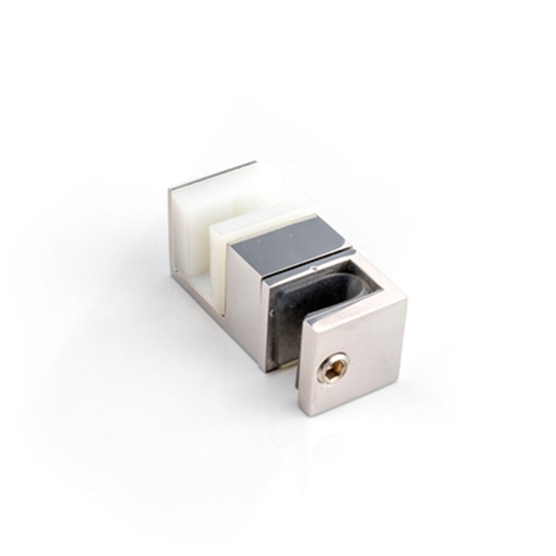 Shower room fixed 304 stainless steel stopper bathroom sliding door double glass swing stopper lower slider hardware accessories
