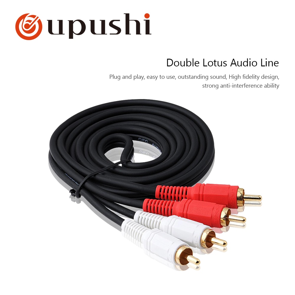 oupushi 3.5 Lianhua County connecting TV computer mobile phone and power amplifier