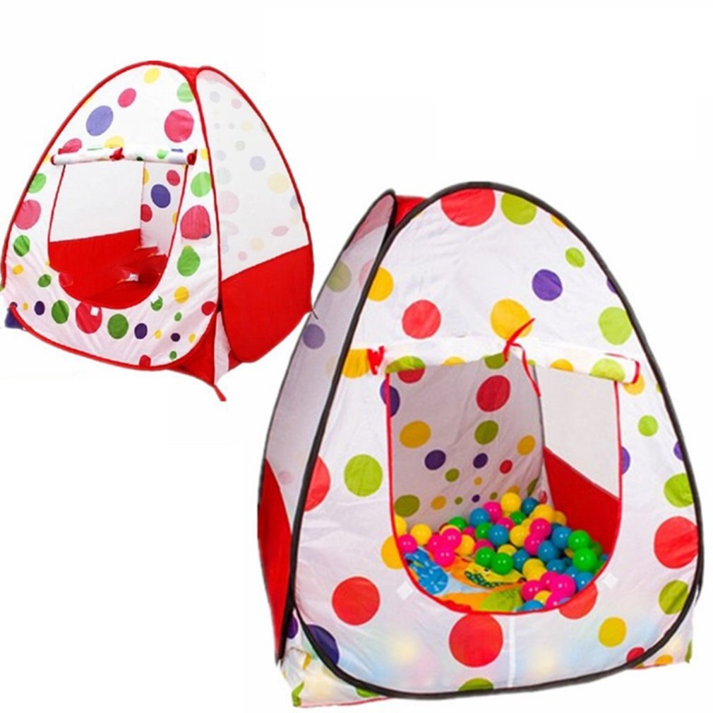 Børnetelt indendørs og udendørs legetøj legehus lege teltkopper indendørs / udendørs legetelt leveres med praktisk bæretaske