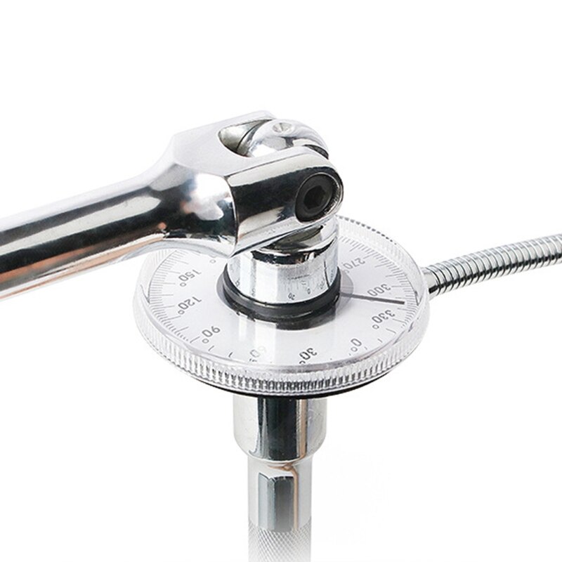 Medidor de ángulo de torsión de 1/2 pulgadas, herramienta de medición de rotación de ángulo, 360 °, ,